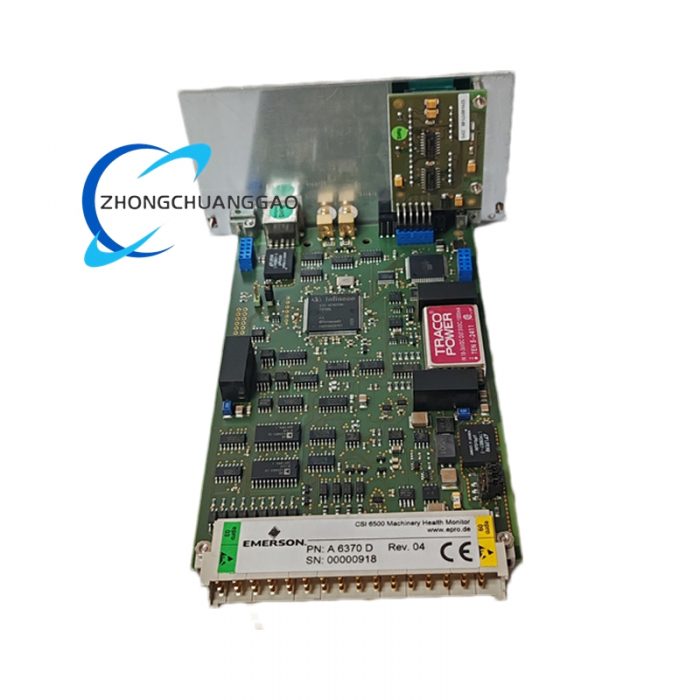 EMERSON A6370D – Programmable Controller / Overspeed Protection Monitor - Image 1