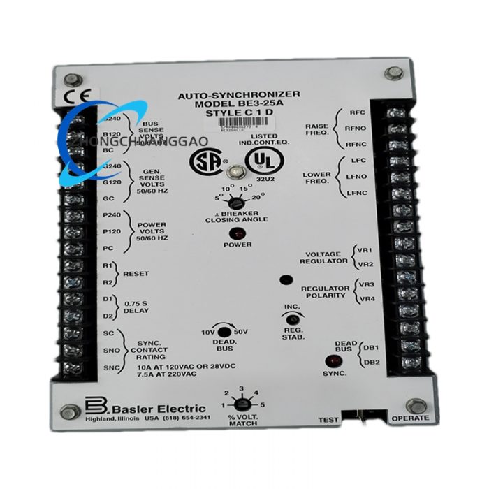 Basler BE3-25A Phase Overcurrent Relay - Image 1
