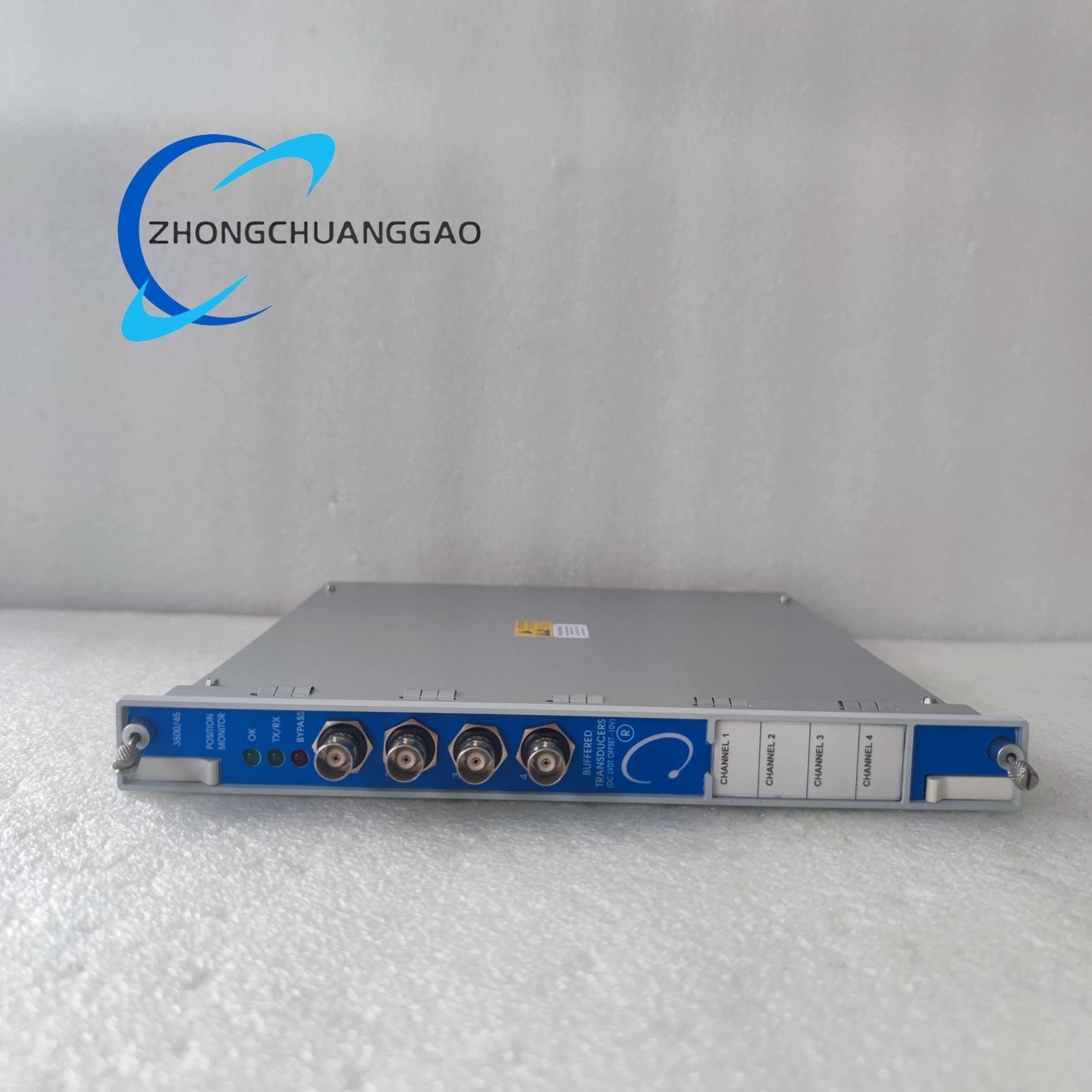 176449-04 (1) Bently Nevada 3500/45 176449-04 4-Channel Position Monitor Module - Image 1