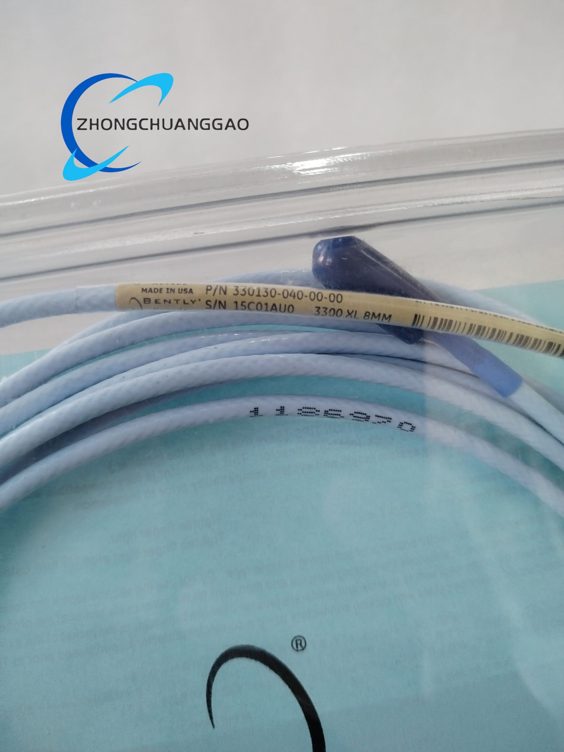 30130-040-00-00 (1) Bently Nevada 30130-040-00-00 3300 XL Standard Extension Cable - Image 1