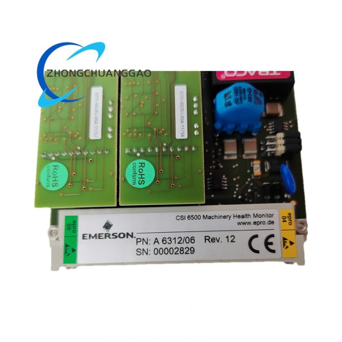 EMERSON A631206 High-Precision Vibration Sensor Module - Image 3