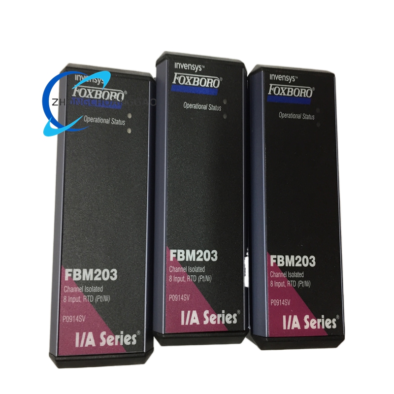 FBM203 (2) Foxboro FBM203 Foundation Fieldbus Analog Input Module - Image 1