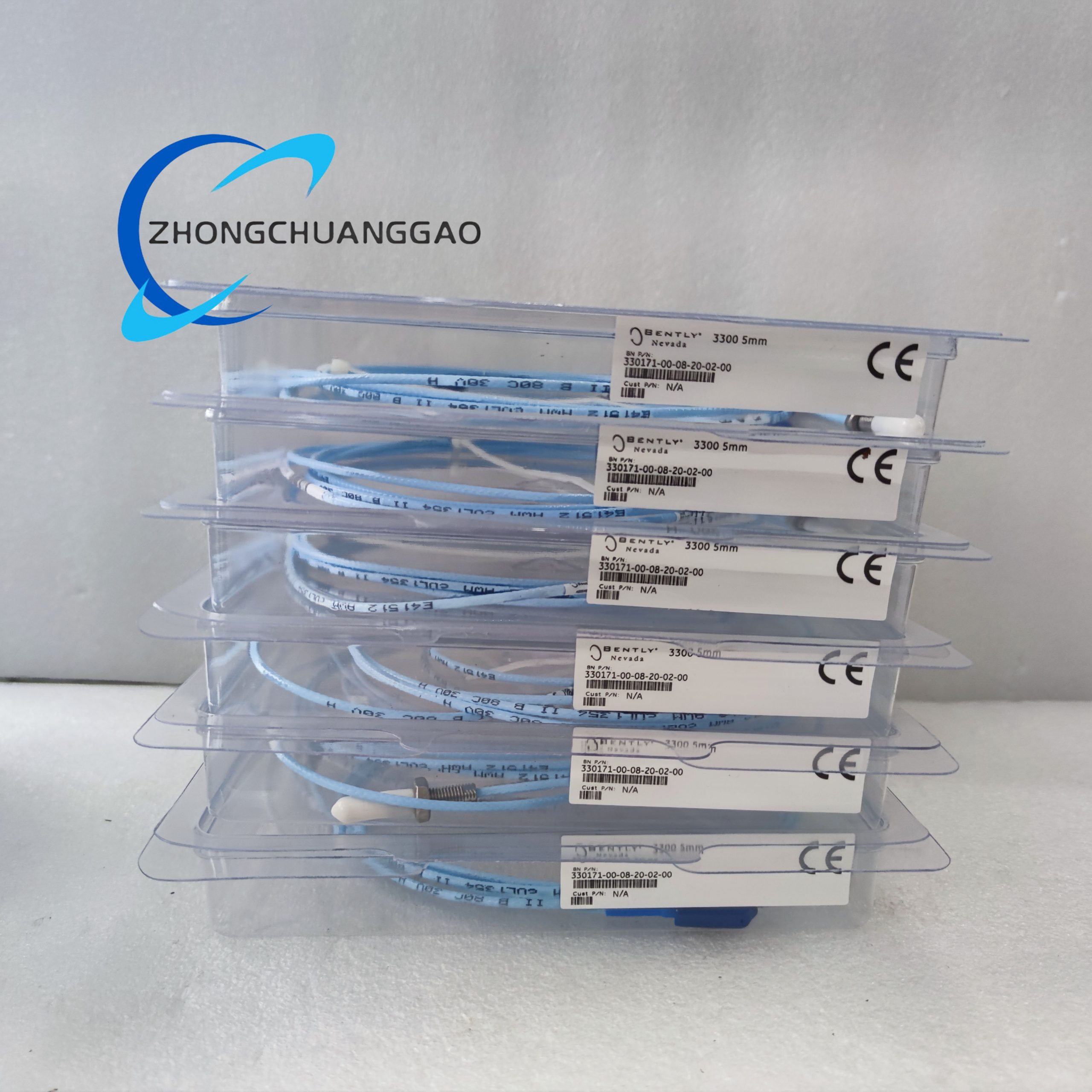 330171-00-08-20-02-00 Bently Nevada 330171-00-08-20-02-00 5 mm Proximity Probe - Image 1