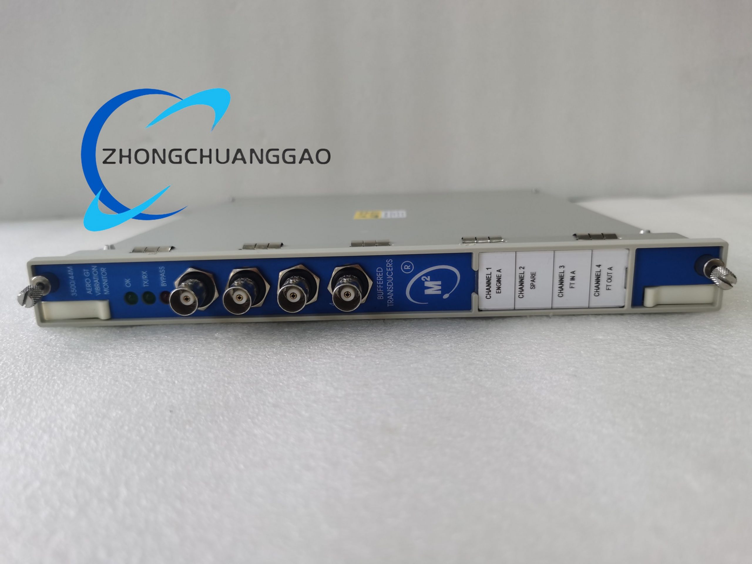 350044M-01-00 176449-03 (4) Bently Nevada 3500/40 176449-01 4-Channel Vibration Monitor - Image 1