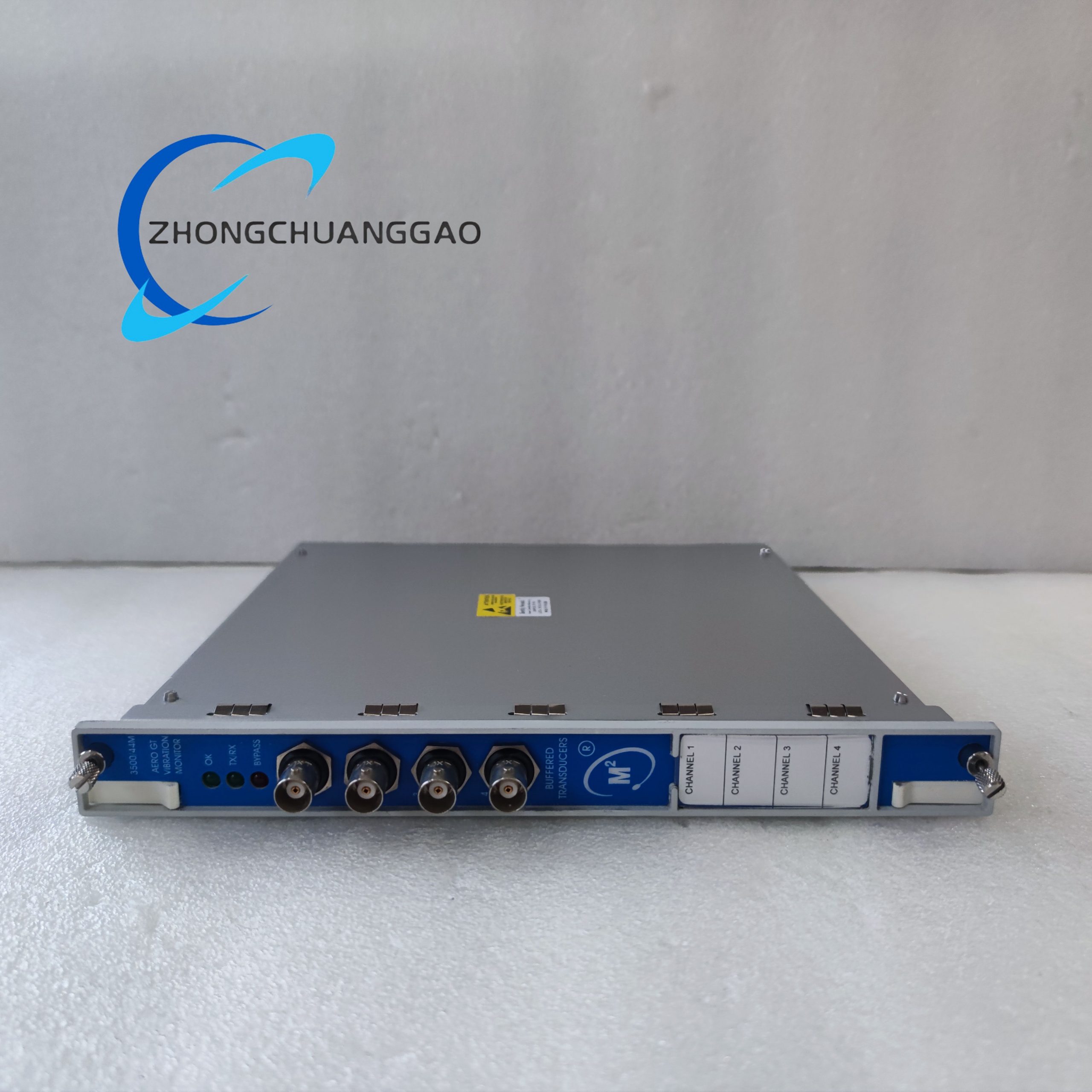 350044M 176449-03 (3) Bently Nevada 3500/44M-01-00 176449-03 Aeroderivative GT Vibration Monitor - Image 1