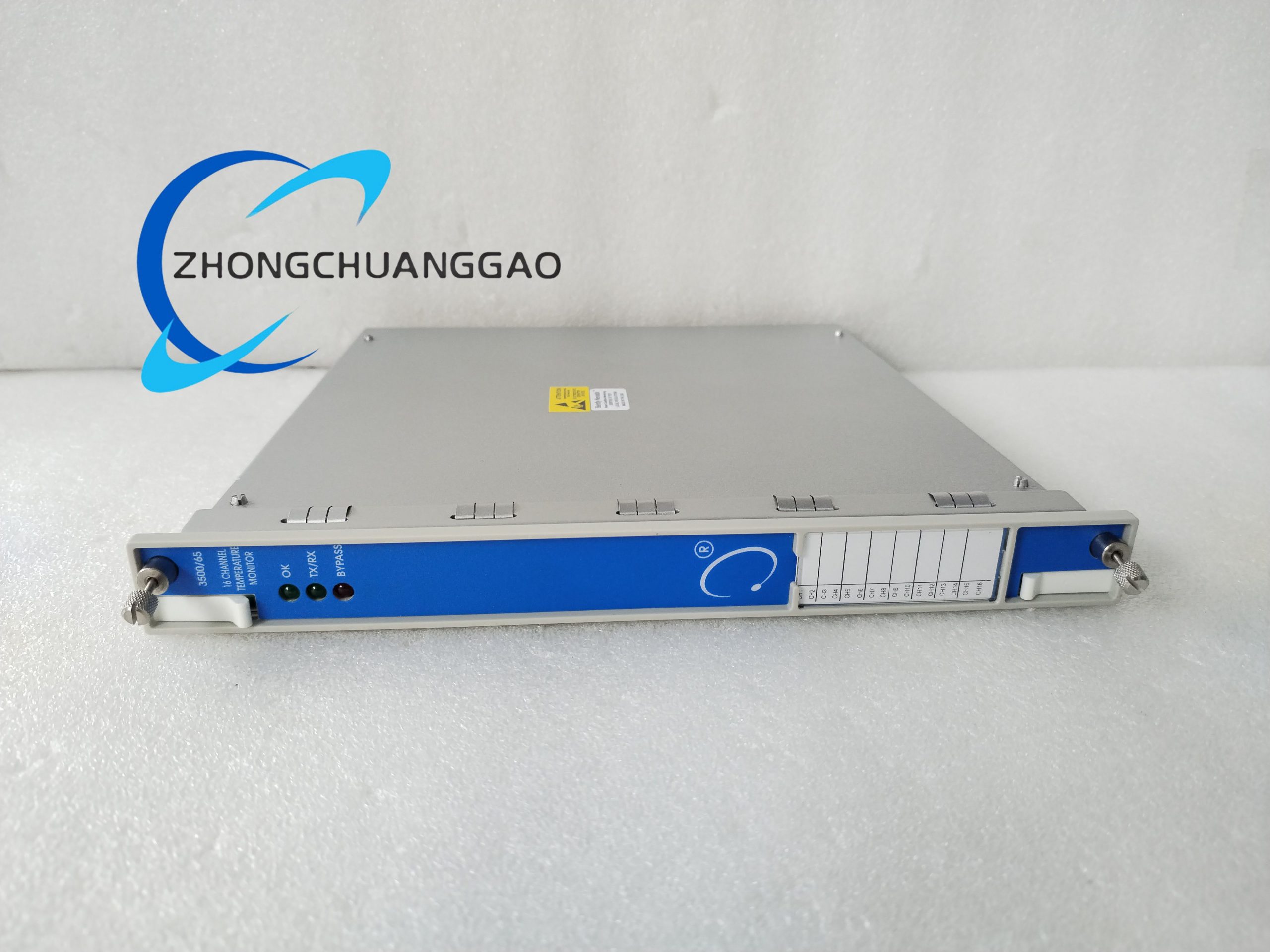 350065 (5) Bently Nevada 3500/65 16-Channel Temperature Monitor - Image 1
