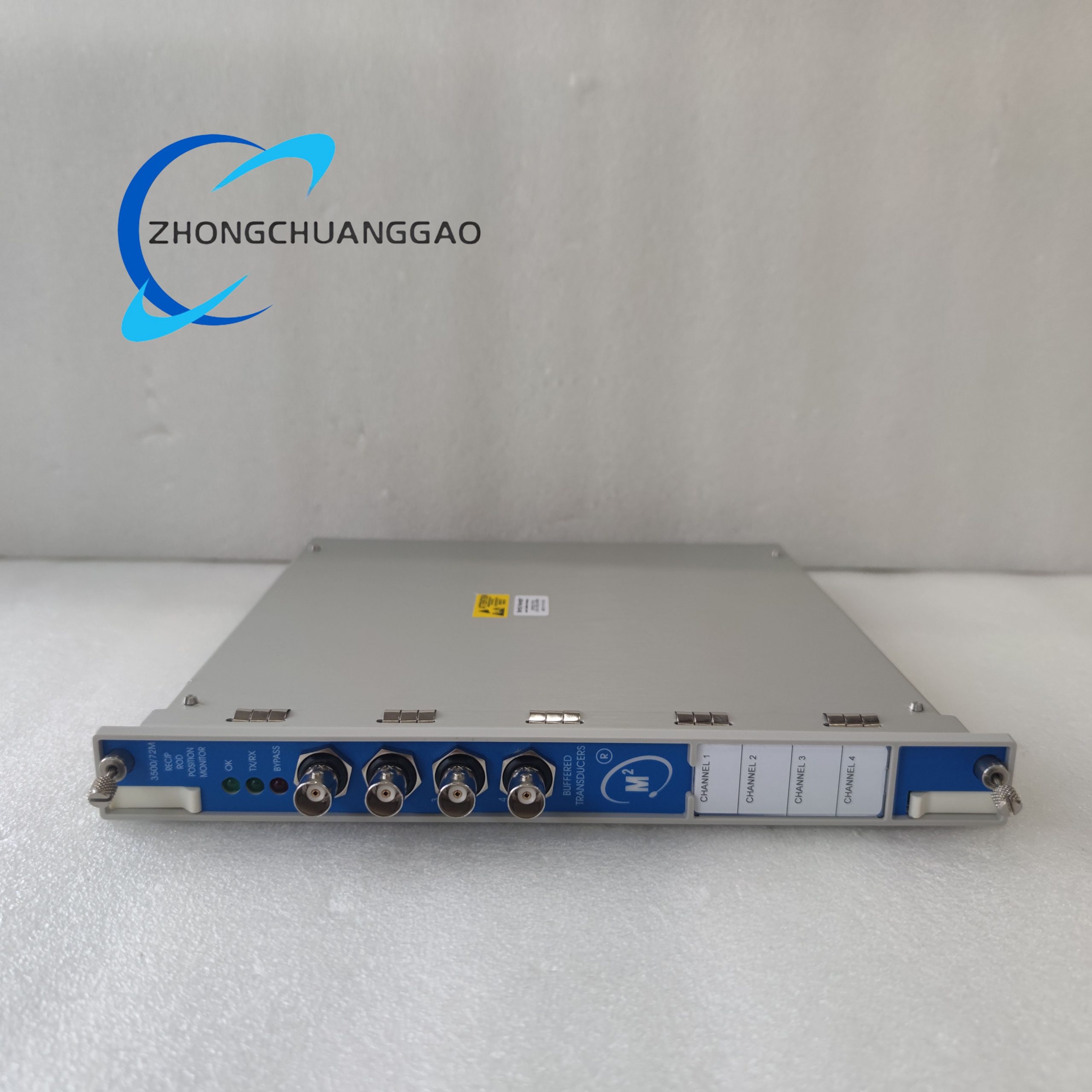 350072 140734-08 (1) Bently Nevada 3500/72M 140734-08 Recip Rod Position Monitor - Image 1