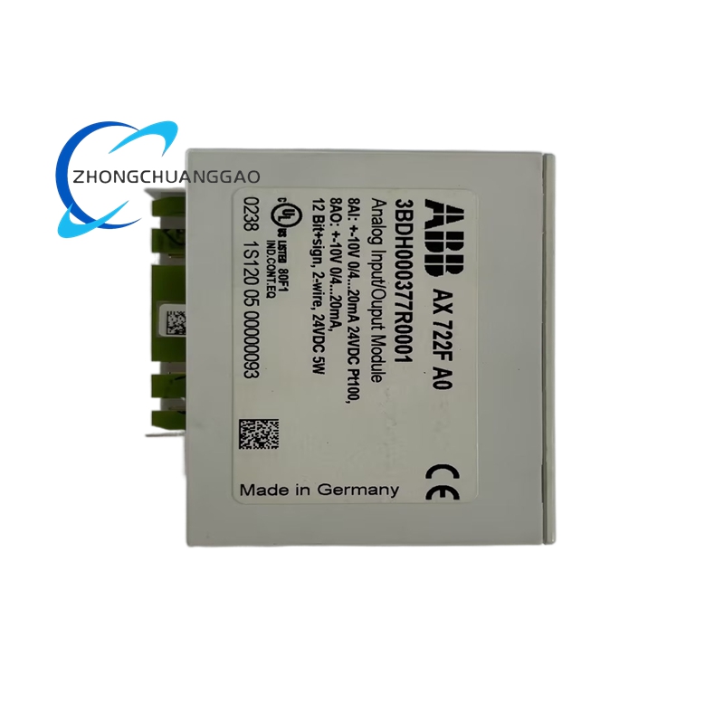 AX722F 3BDH000377R0001 (3) ABB AX722F 3BDH000377R0001 Analog Input/Output Module - Image 1
