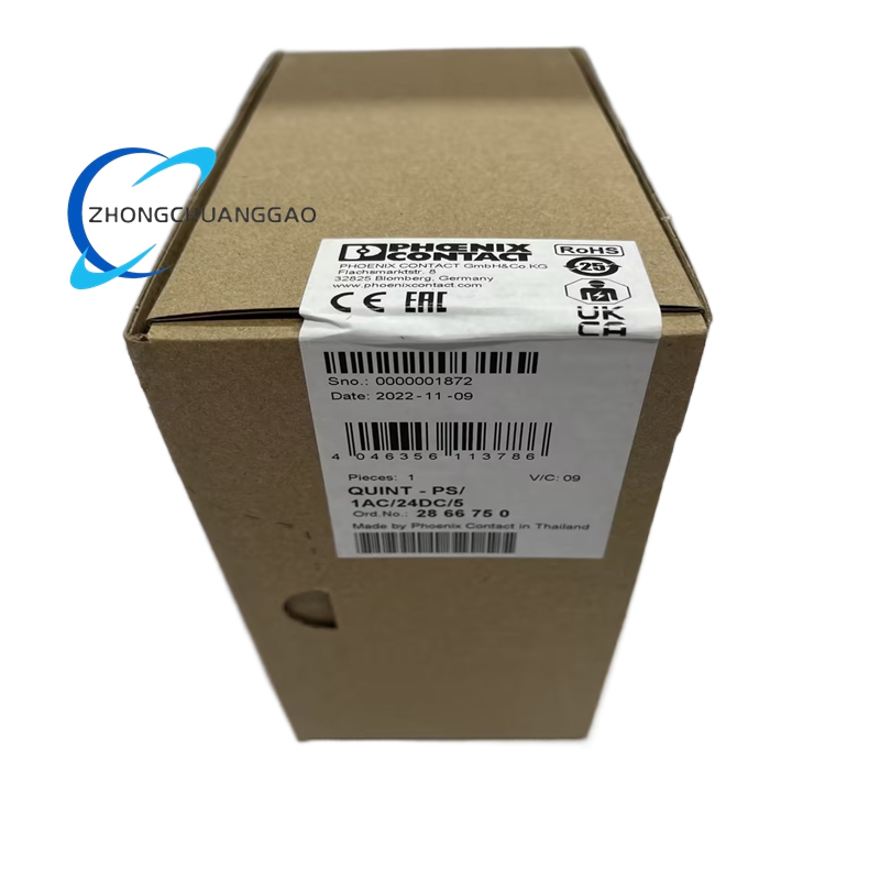 QUINT-PS1AC5 Phoenix Contact QUINT-PS/1AC/24DC/5 - Industrial Switching Power Supply - Image 1