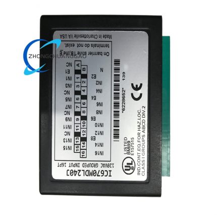 GE IC670MDL240J 16-Point Discrete Input Module