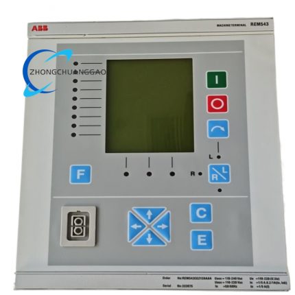 ABB REM543CG212AAAA Motor Protection Terminal