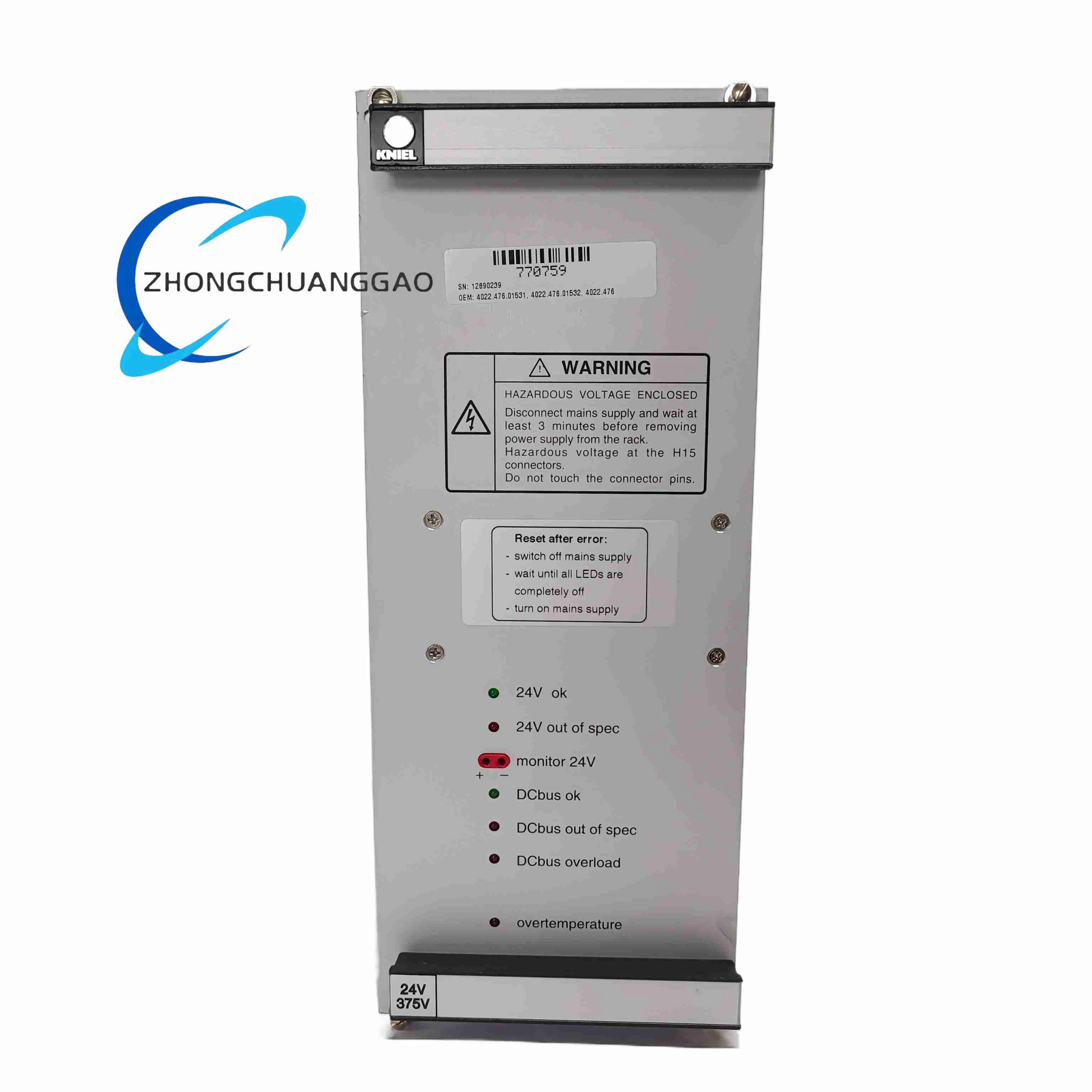 FPD 375 KNIEL FPD 375.16PC24.4 - Image 1